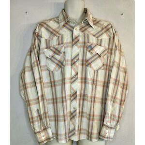 VINTAGE WRANGLER "AMERICAN COWBOYS CHOOSE WRANGLER " RODEO WESTERN No Size Tag